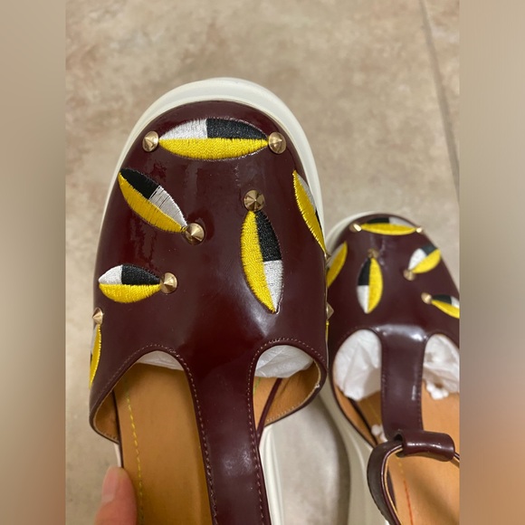 NWOT Women’s platform shoes with beautiful stitched patterns - US7.5 / EU38 - Picture 12 of 12